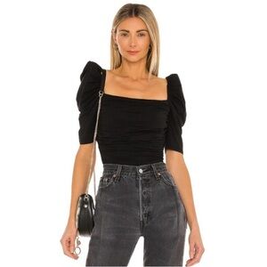 NWOT Frame Betty Knit Top Noir sz Small